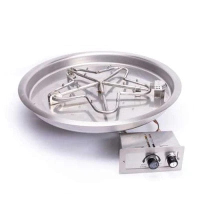 HPC Fire 25" Round Bowl Inserts Push Button PENTA25FPK-NG