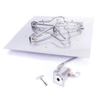 HPC Fire 30" Square Flat Pan Fire Pit Insert MLFPK30SQ-FLEX