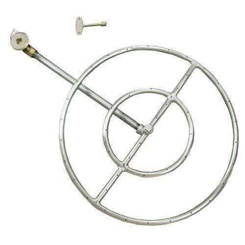 HPC Fire 48" Round High Capacity Burner Fire Pit Kit FPS48HC