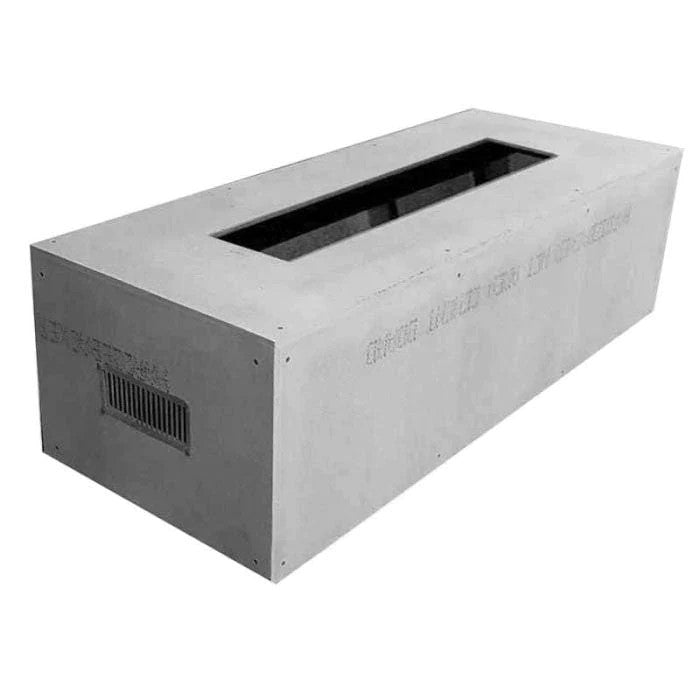 HPC Fire 60 x 24" Rectangular Unfinished Fire Pit Enclosure FPE60X24-LINEAR