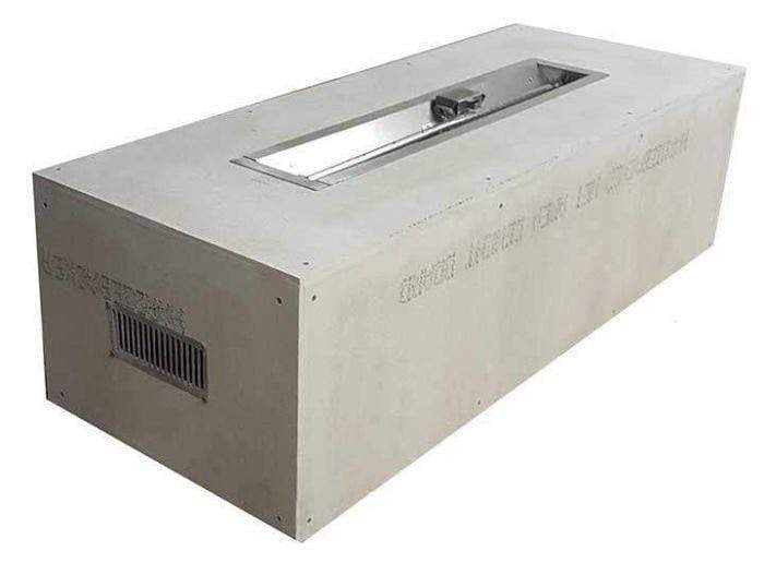 HPC Fire 60 x 24" Rectangular Unfinished Fire Pit Enclosure FPE60X24-LINEAR