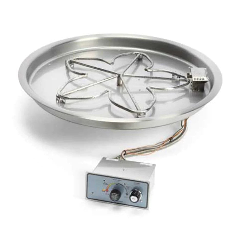 HPC Fire 13" Round Bowl Fire Pit Insert - FPPK13-FLEX-NG