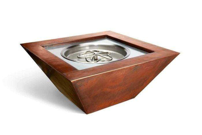 HPC Fire Sierra Smooth Copper Gas Fire Pit SIER36W-EI