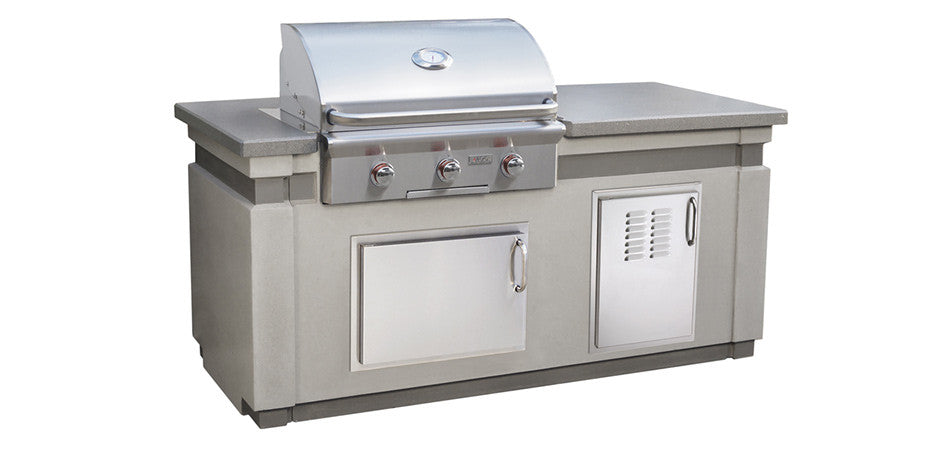 AOG - 30” T-Series Island Bundle - Perspective view