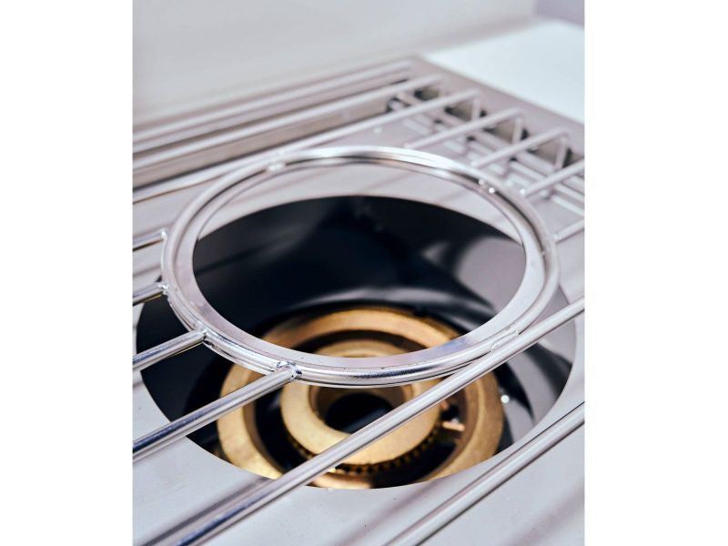 Delta Heat 22-Inch Built-In Power Burner - Black Control Panel