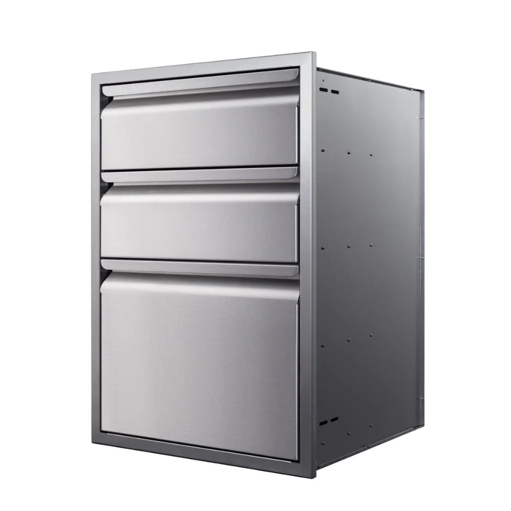 Memphis Grills 21-Inch Triple Access Drawer With Soft Close
