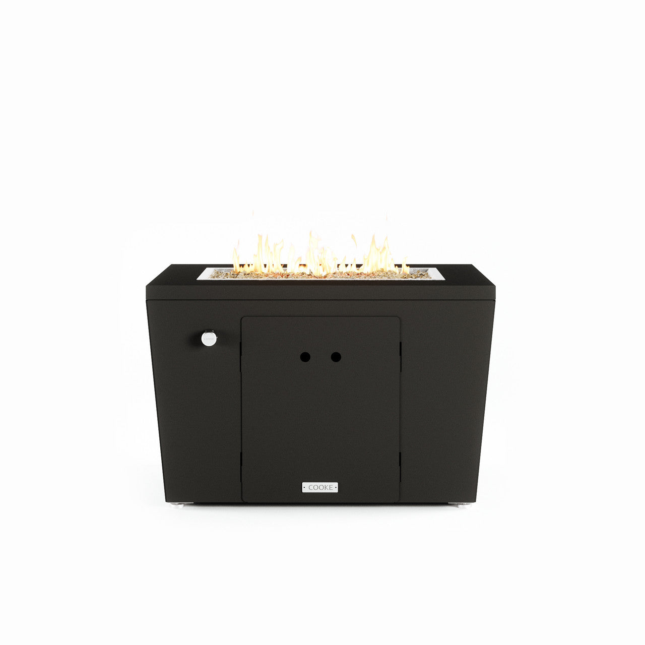 COOKE Miami Fire Pit Table 36" x 26" x 21" - Aluminum Top