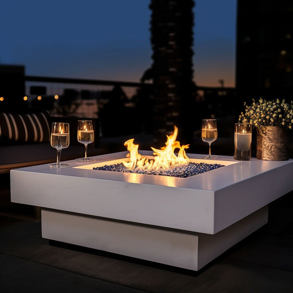 Archpot Midway Square Fire Table w/ Square Insert