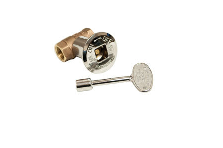 HPC Straight Manual Ball Valve Kit- Chrome