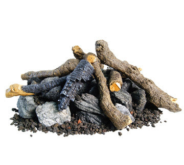 American Fyre Designs Beachwood Logs, Stones