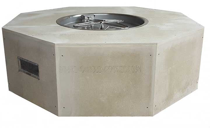 Hearth Products Controls  - Octagon Unfinished Enclosure - 54" Diameter x 18" With 25" Fire Pit Kit
