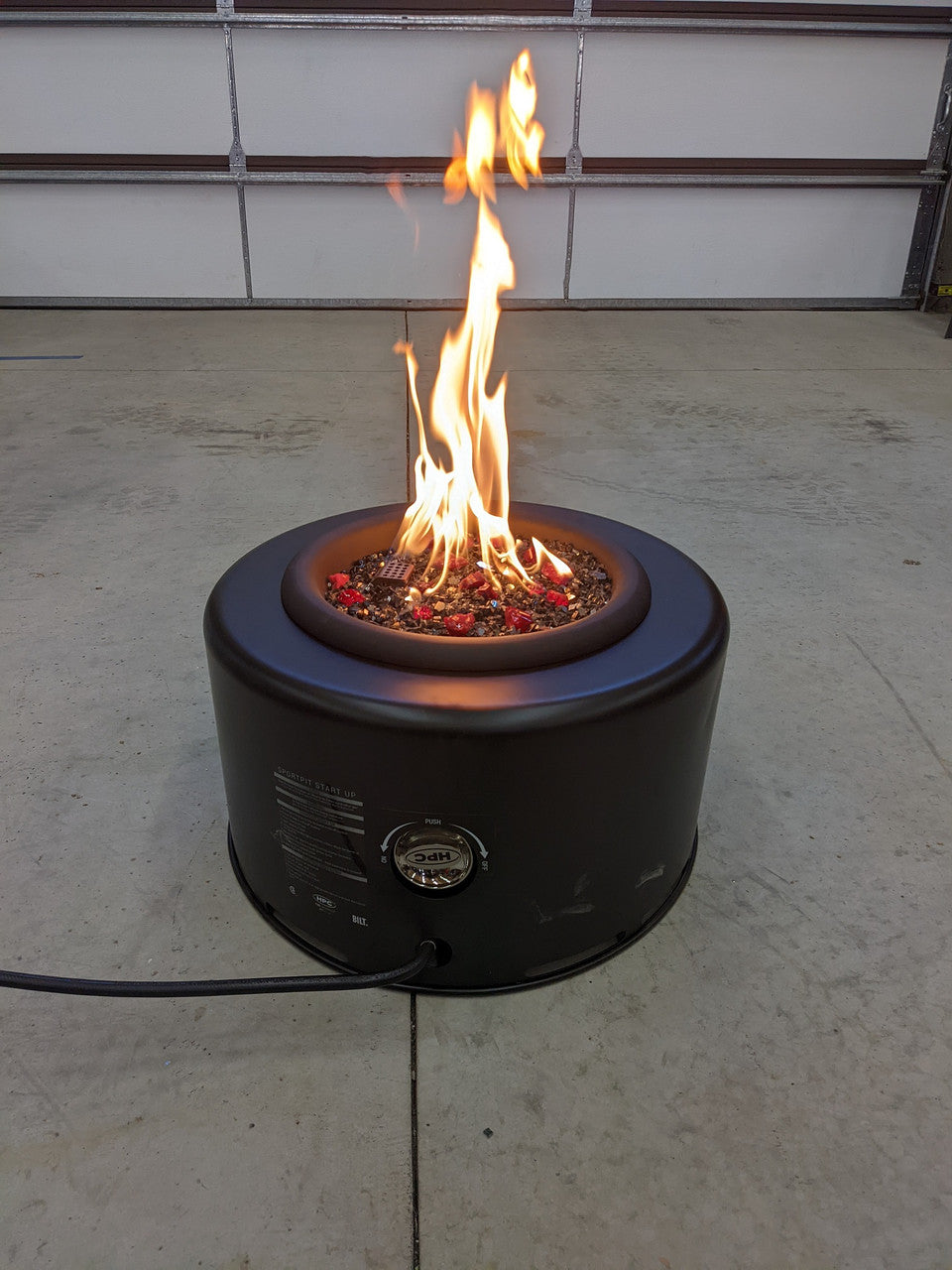 HPC portable camping propane fire pit