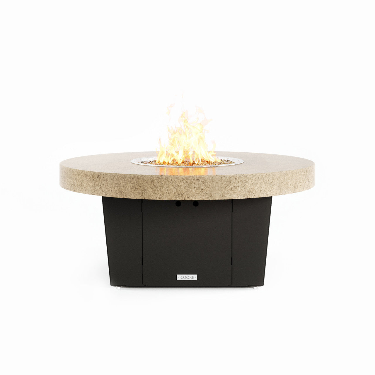 COOKE Parkway Fire Pit Table 48" Diameter x 21" - Stone Top