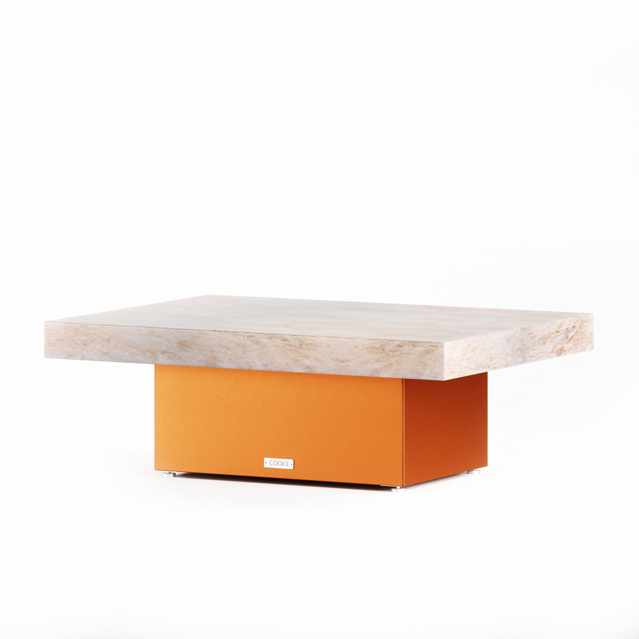 COOKE Santa Barbara Coffee Table 48" x 36" x 17" - Stone Top
