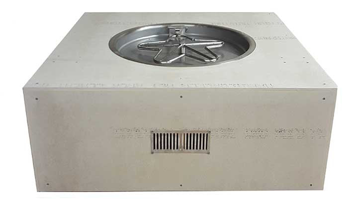 Hearth Products Controls  - Square Unfinished Enclosure - 45" x 45" x 18"  With 25" Fire Pit Kit