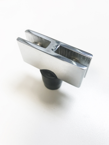 Outdoor Greatroom - 180 Degree Connector for Glass Guards - Bottom