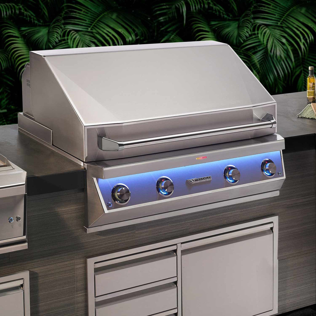 Twin Eagles Eagle One 42-Inch 3-Burner Built-In Grill with Sear Zone & Infrared Rotisserie Burner