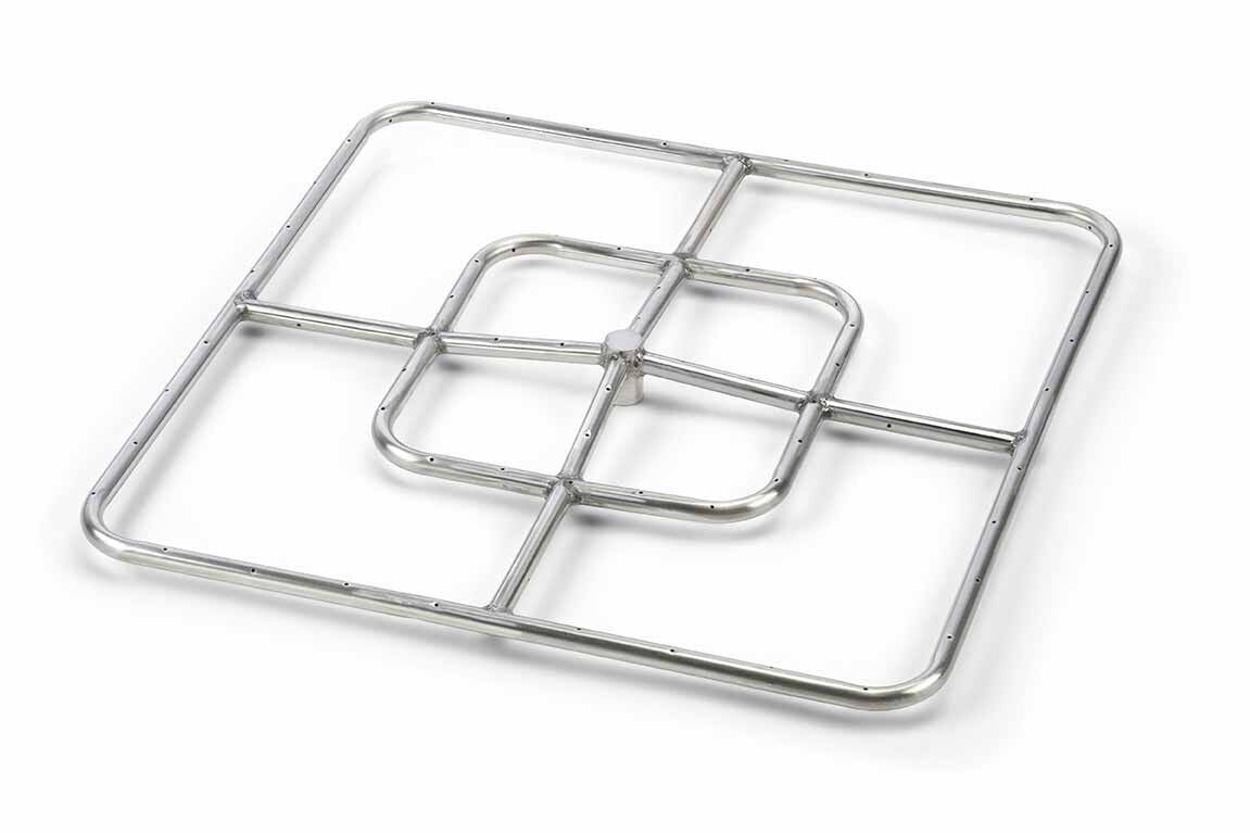 Hearth Products Controls - 24" Square Stainless Steel Burner