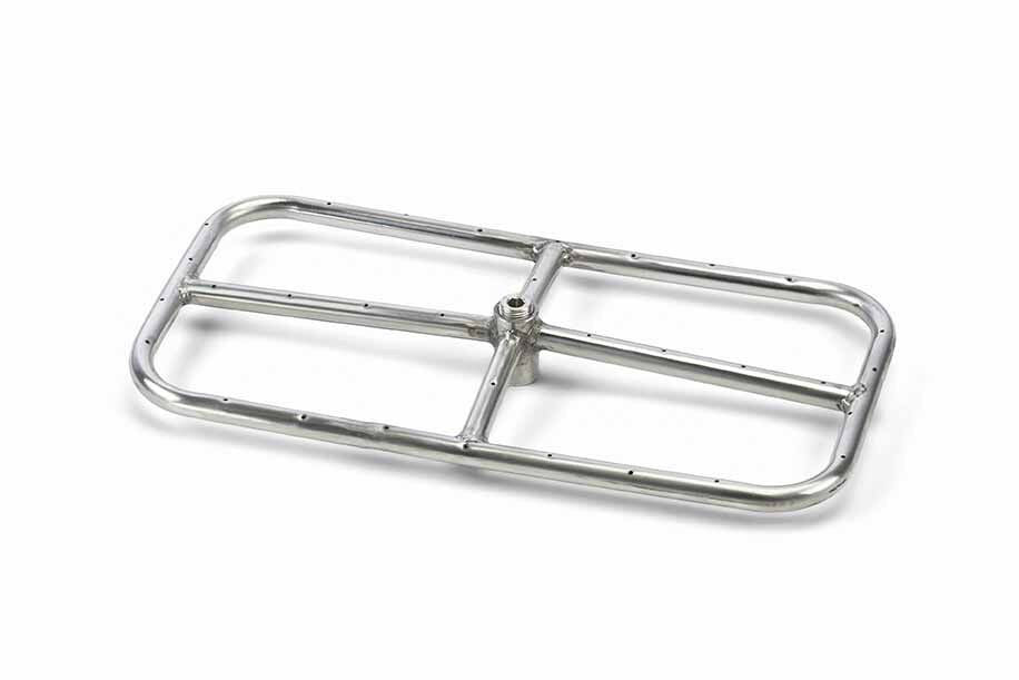 Hearth Products Controls - 24"x12" Stainless Steel Rectangular Burner
