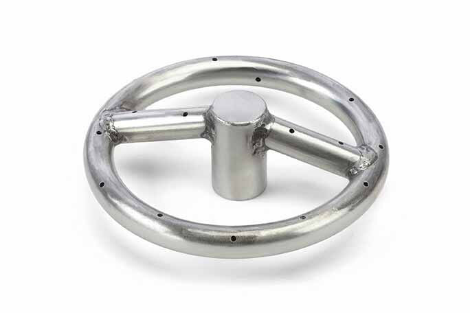 Hearth Products Controls - 6" Round Stainless Steel Burner