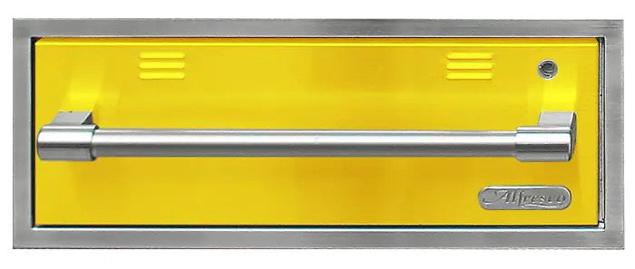 Alfresco Electric Warming Drawer - Traffic Yellow-Gloss