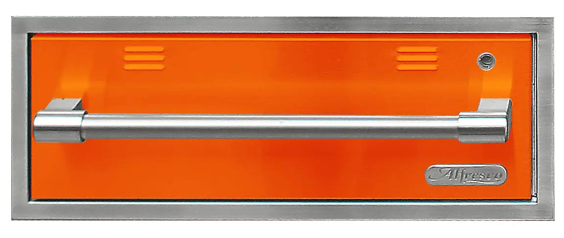 Alfresco Electric Warming Drawer - Luminous Orange-Gloss
