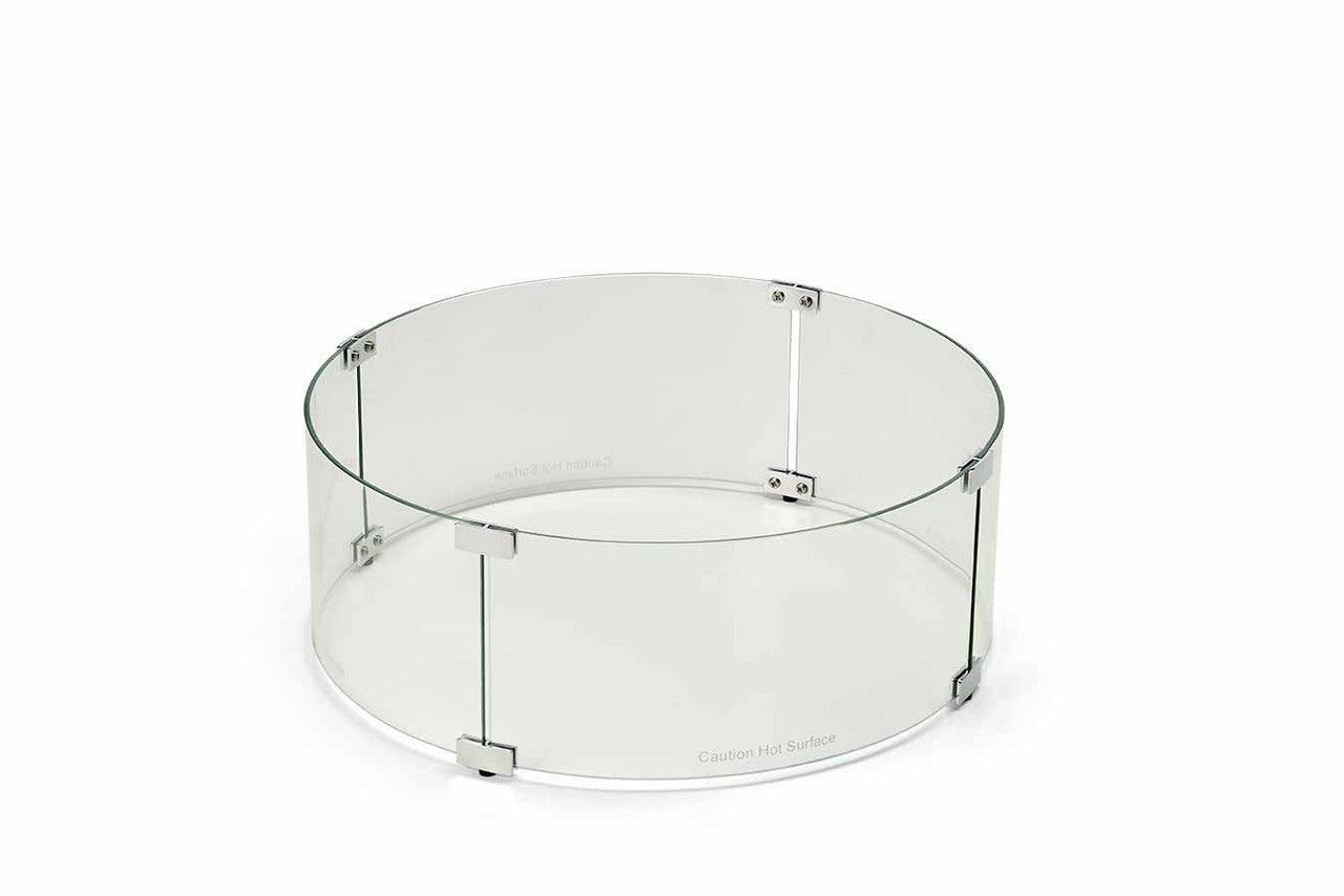 Round Glass Wind Guard