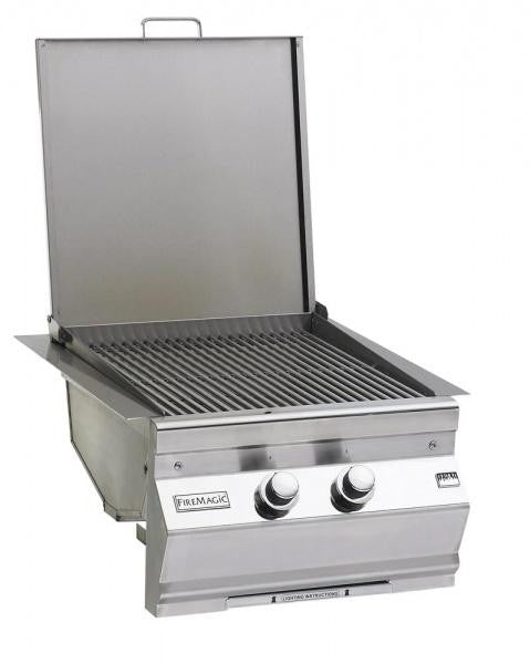 Built-In Double Searing Station - open
