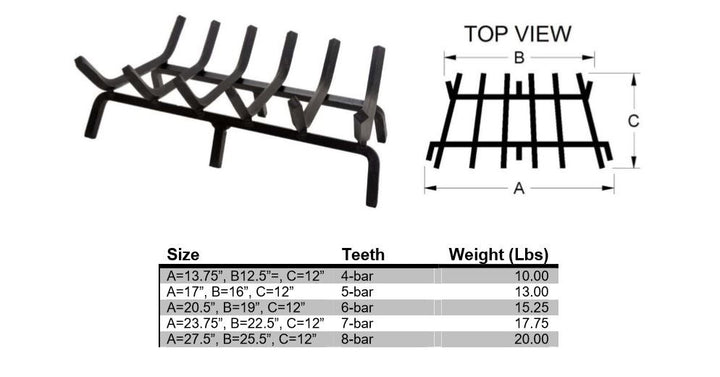 COOKE Zero Clearance Grate