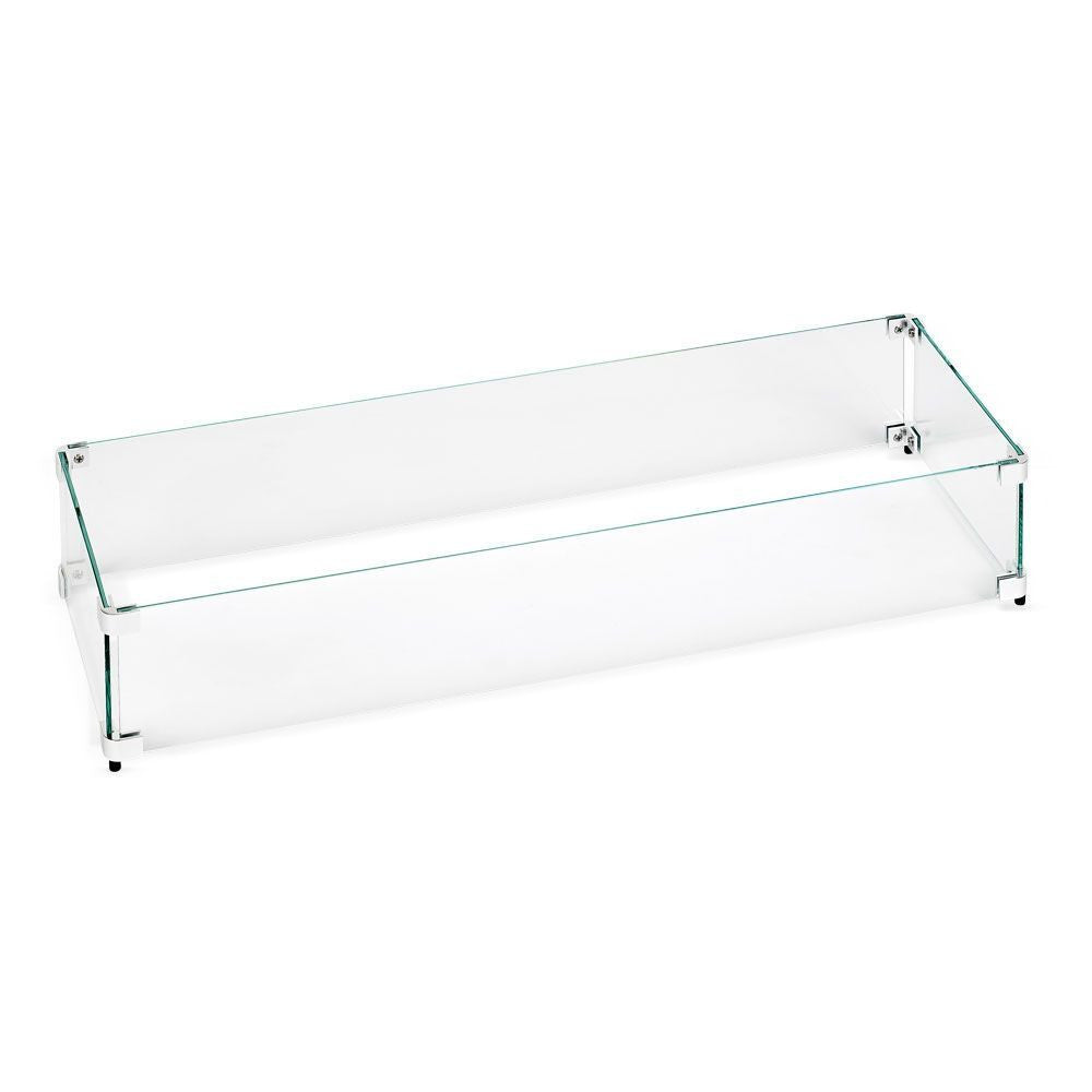 American Fire Glass Linear Glass Flame Guard For 30" X 6" Linear Drop-In Fire Pit Pan