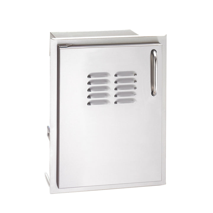 FOR LIQUID PROPANE TANK:
Fire Magic - Model #: 33820-TSL (Hinge: Left) Select Single Access Door w/ Louvers - Shown
or
Fire Magic - Model #: 33820-TSR (Hinge: Right) Select Single Access Door w/ Louvers
