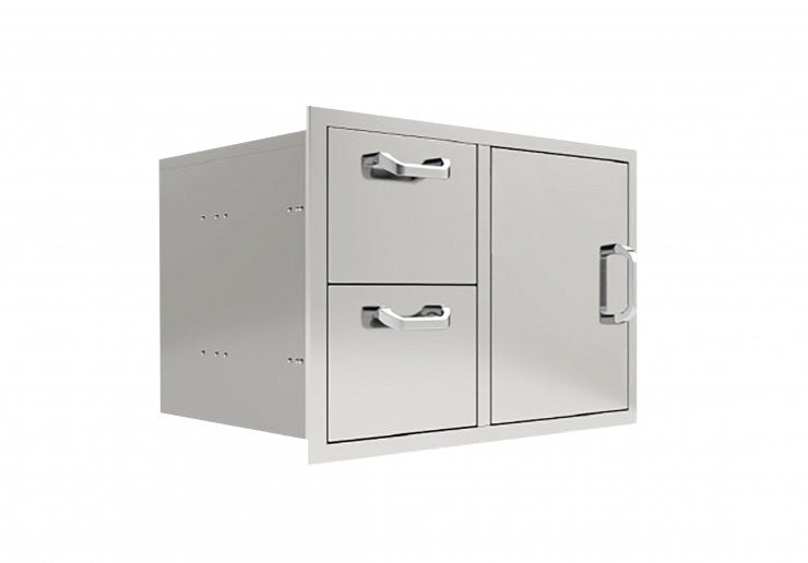Outdoor Greatroom - 32" Access Door and Double Drawer Combo