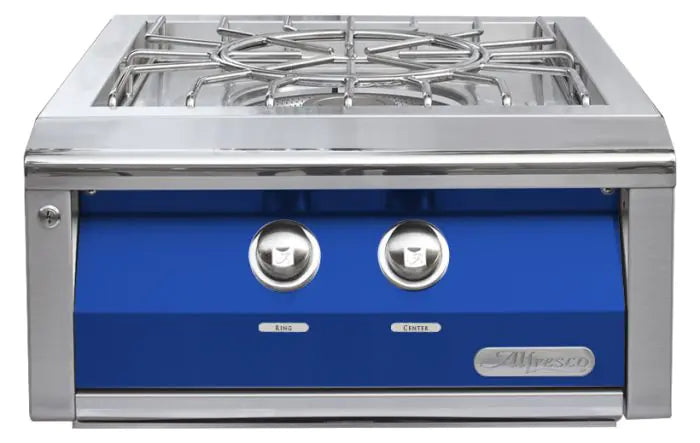 Alfresco 24-Inch  Versa Power Cooking System - Ultramarine Blue-Gloss