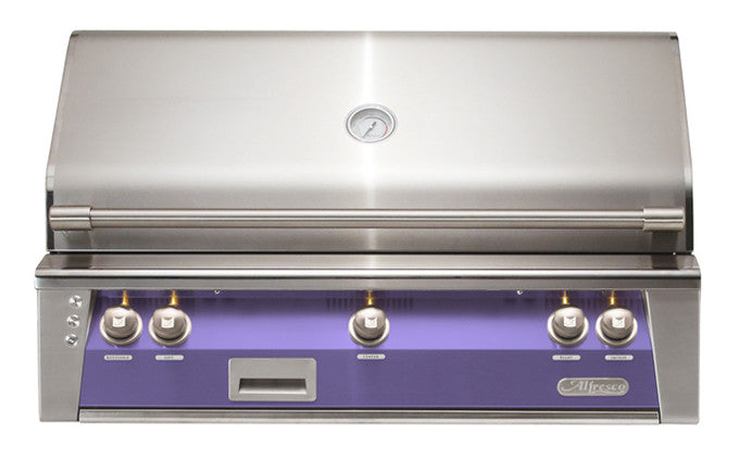 Alfresco - 42" ALXE Luxury Grill - Built-In - Blue Lilac