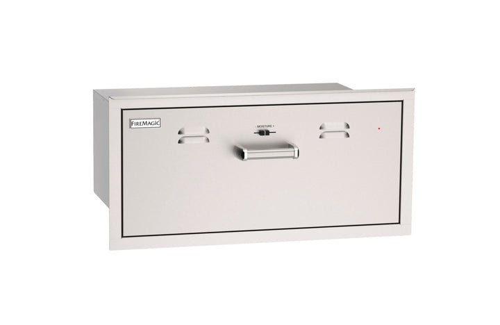 Fire Magic - Premium Flush, Soft Close | Electric Warming Drawer