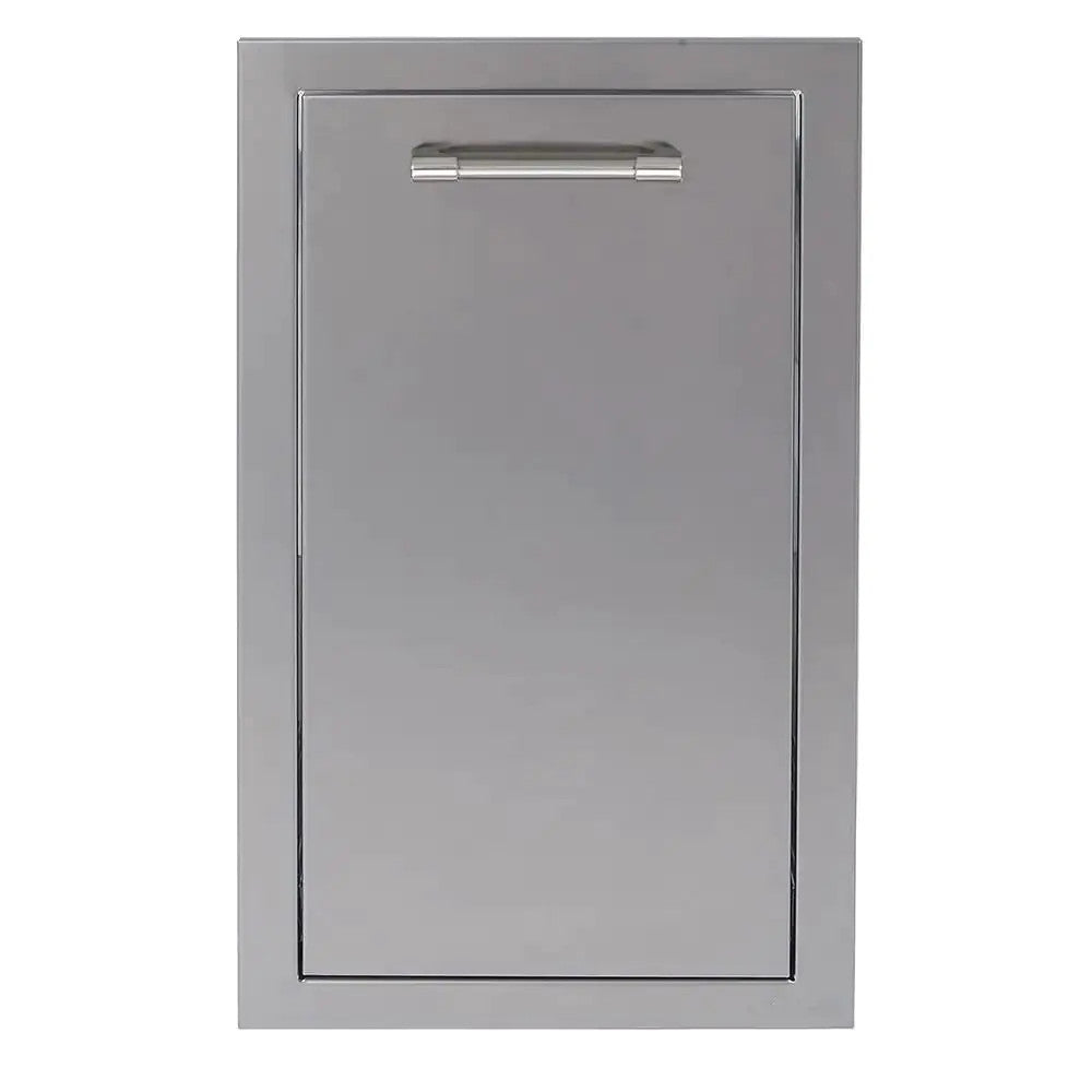 Alfresco 20-Inch Stainless Steel Soft-Close Dual Trash Center