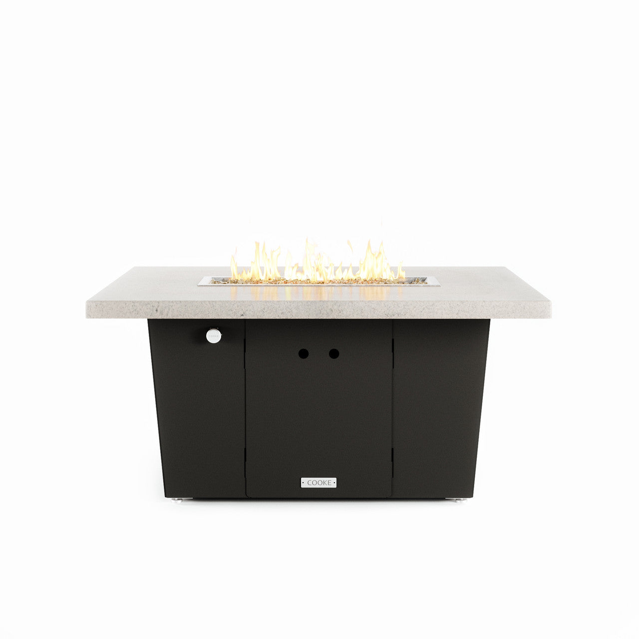 COOKE Palisades Fire Pit Table 44" x 36" x 21" - StoneTop