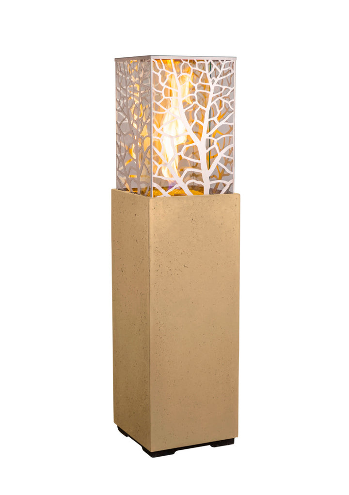American Fyre Designs - Magnolia Lantern - Café Blanco color