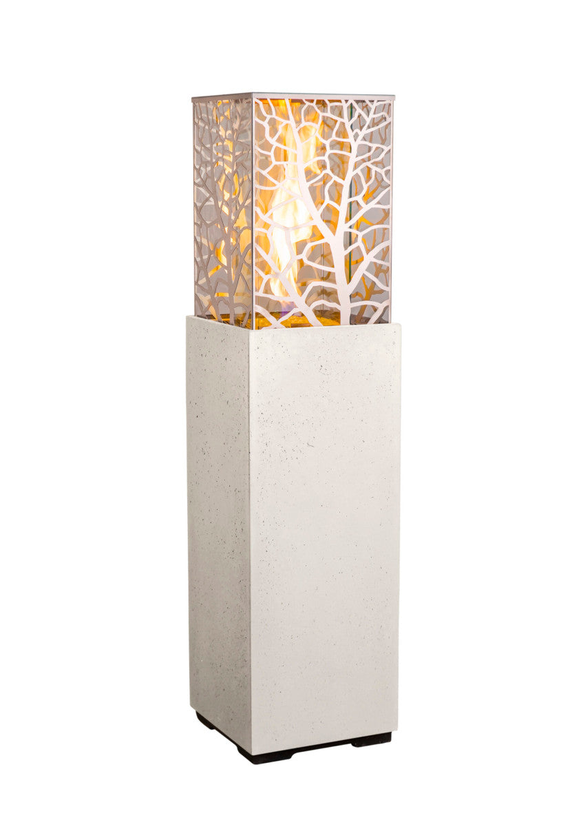 American Fyre Designs - Magnolia Lantern - White Aspen color