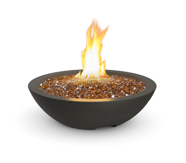 American Fyre Designs - 24" Marseille Fire Bowl - Black Lava color