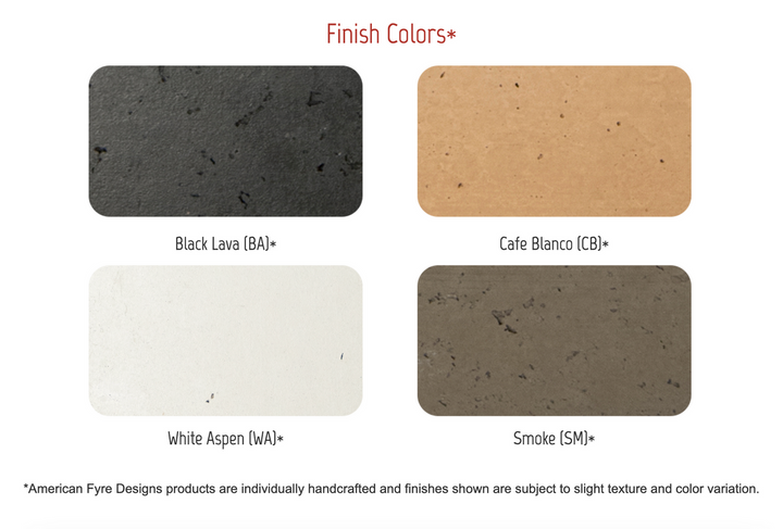 AFD Collection - Manhattan Fireplace with Mirror Stainless Steel Liner - Body Finish Color Options