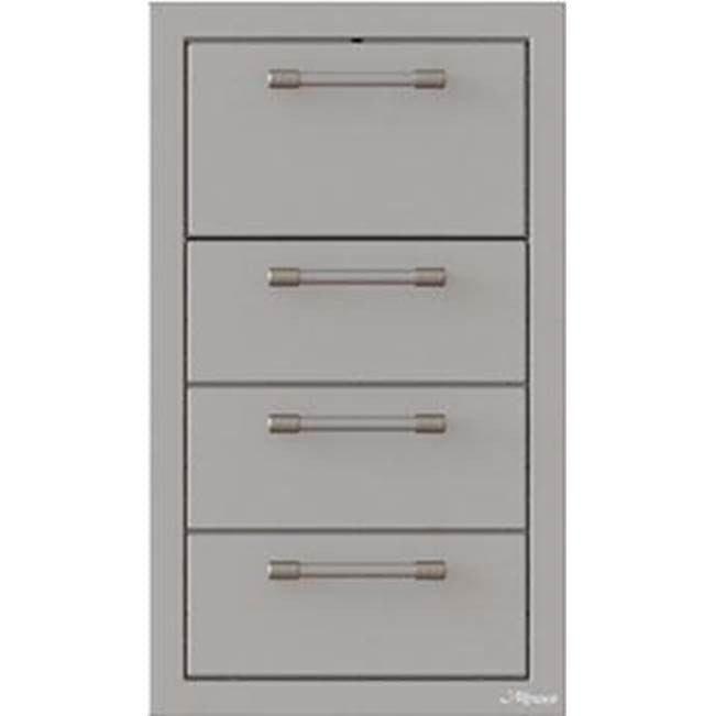 Alfresco 17'' Towel Holder w/ Three Drawers