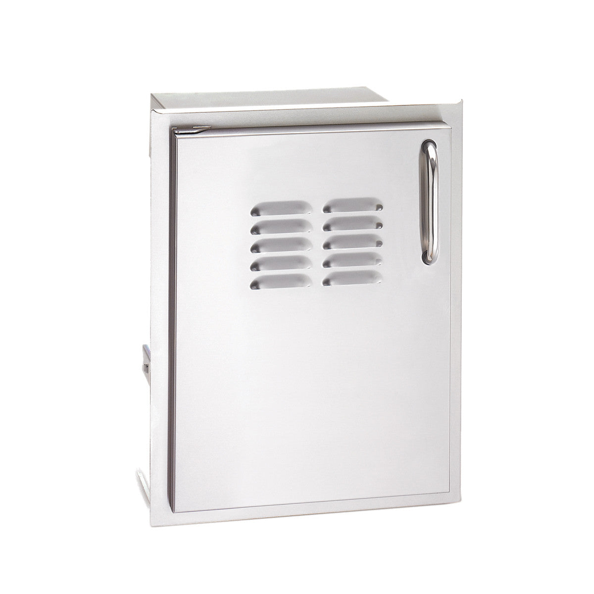 AOG - 20-14-SSDLV Single Access Door with Tank Tray & Louvers - 20"h x 14"w