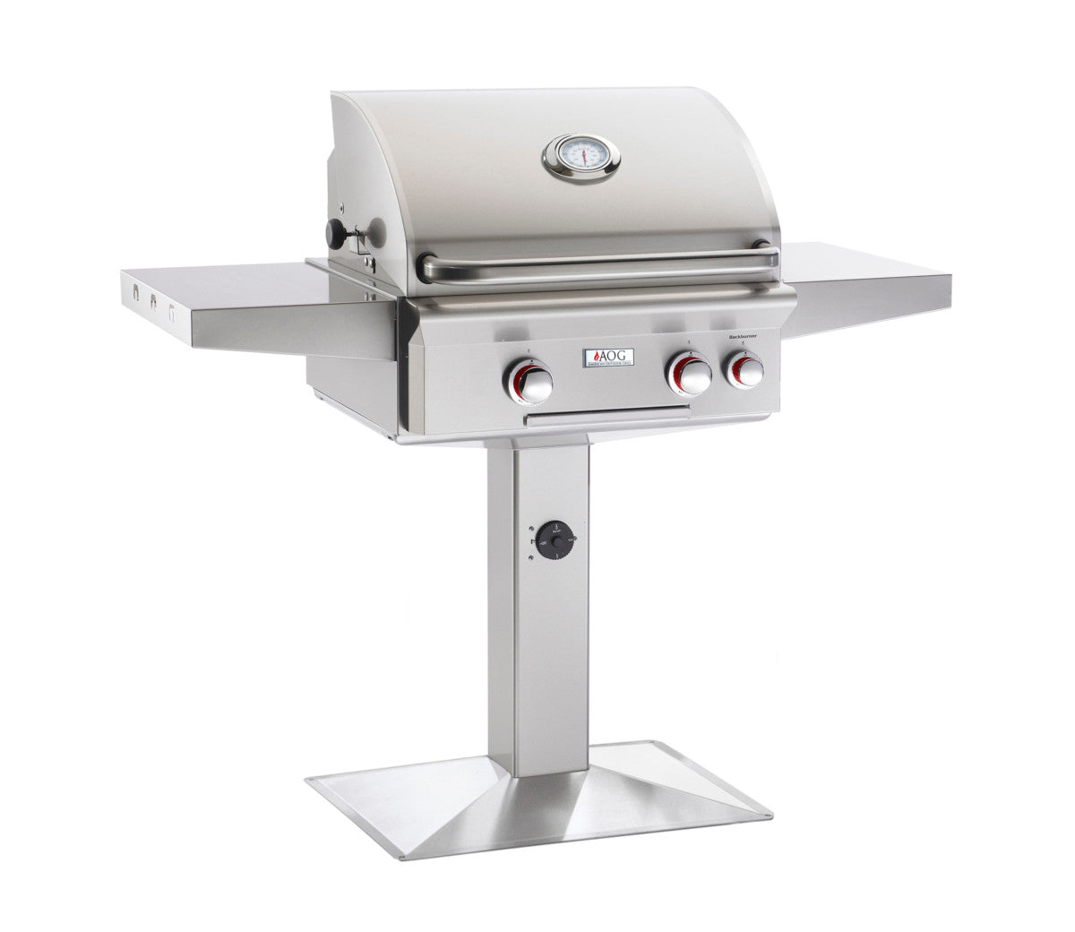AOG - 24" Patio Post & Base - Gas Grill | T-Series - Complete