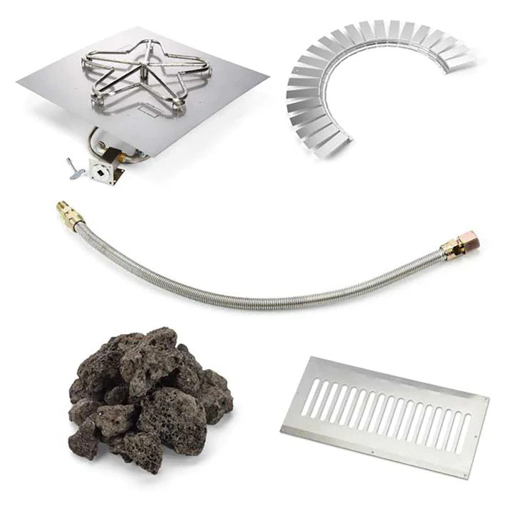18" Square Flat FPPK Hardscape Block Kit by HPC Fire