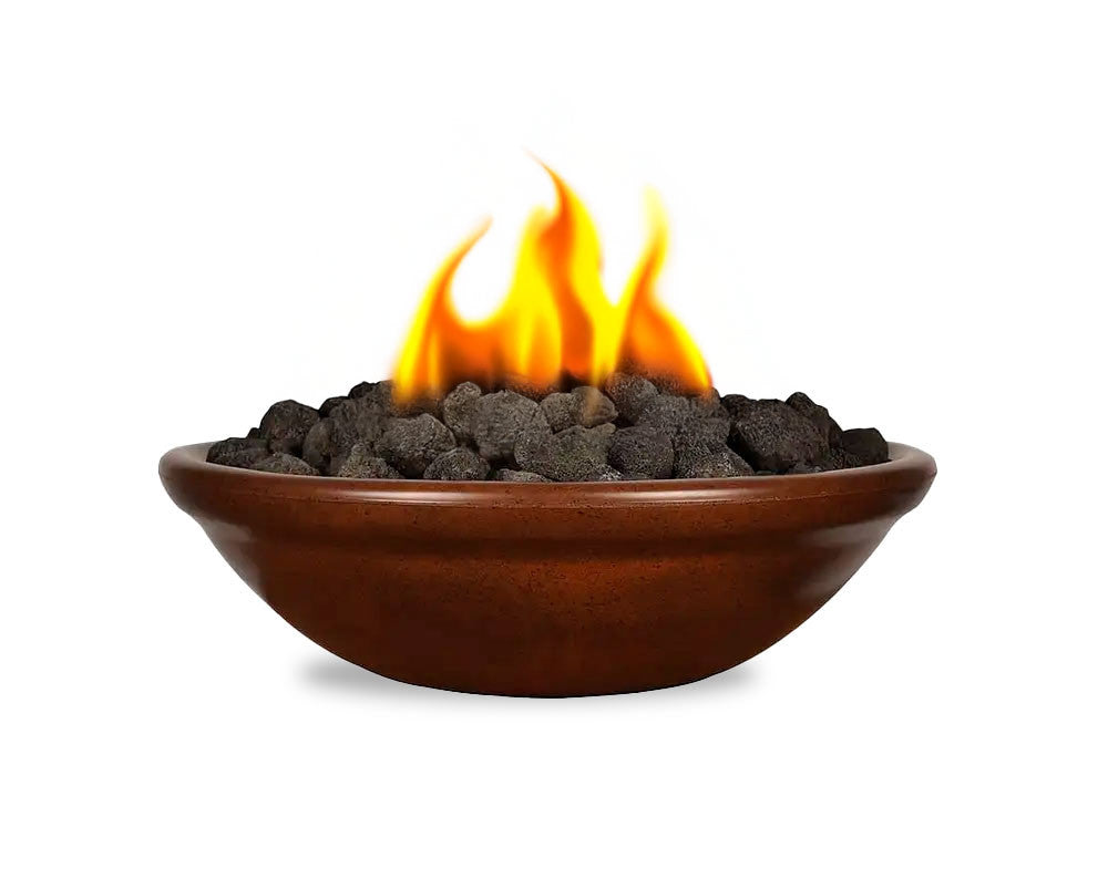 Archpot Banded 30X9 Rim Fire Bowl