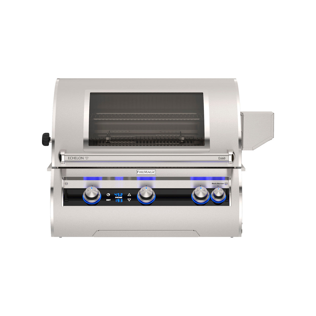 Fire Magic - 30" Echelon Diamond E660i Built-In Grills with Digital Thermometer and Magic View Window