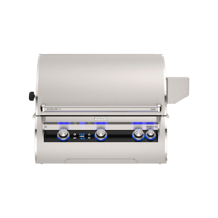 Fire Magic - 30" Echelon Diamond E660i Built-In Grills with Digital Thermometer