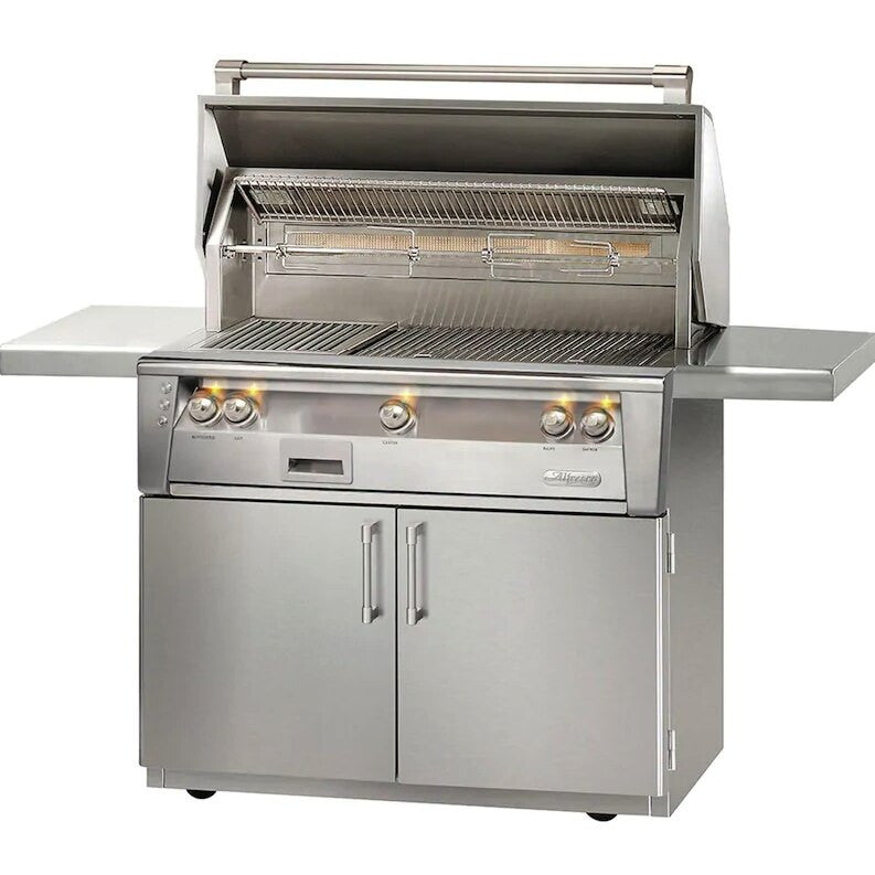 Alfresco - 42" ALXE Luxury Grill On Cart - Freestanding