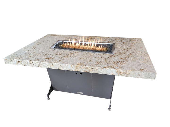 COOKE Grandview Fire Pit Table 72" x 48" x 30"H